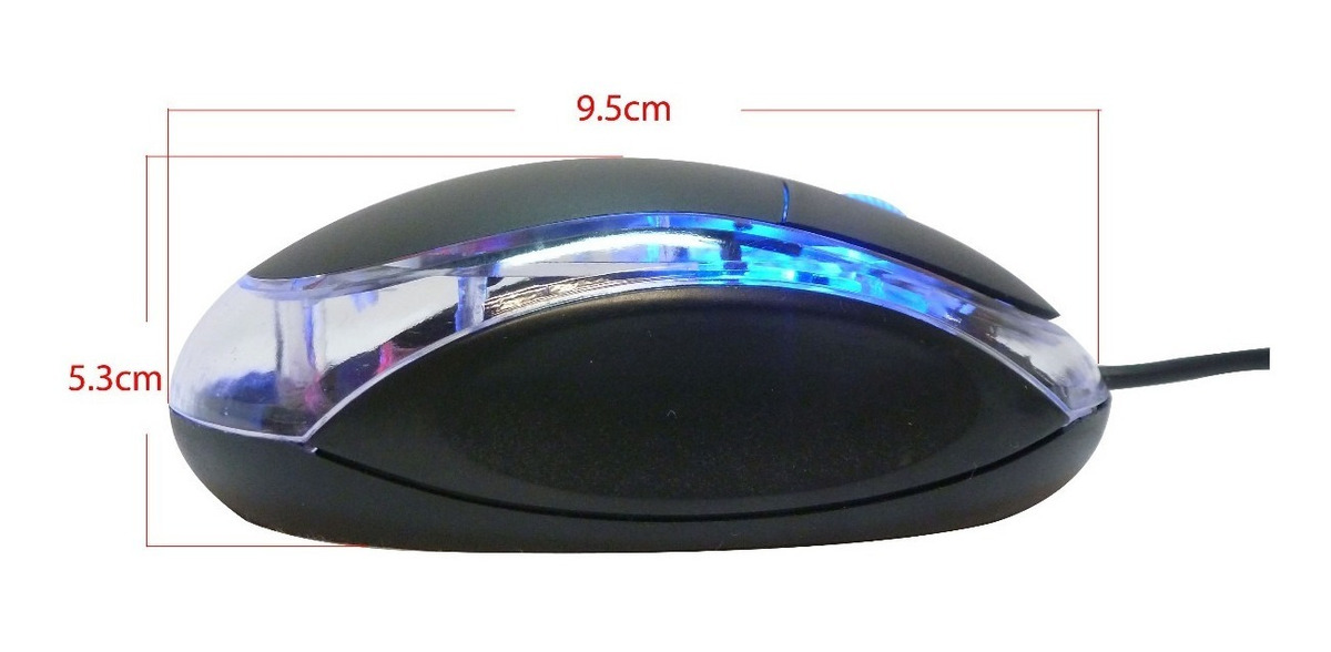 Mouse Optico Usb 3 Led Luces Pc Computadora - Bs. 1.160.000,00 en