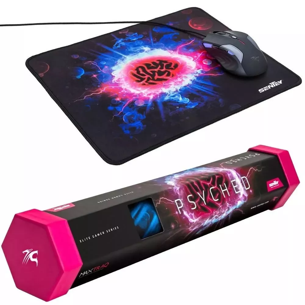 Mouse Pad Sentey Psyched Gs-2310 Gamer Poliester 400 X 317