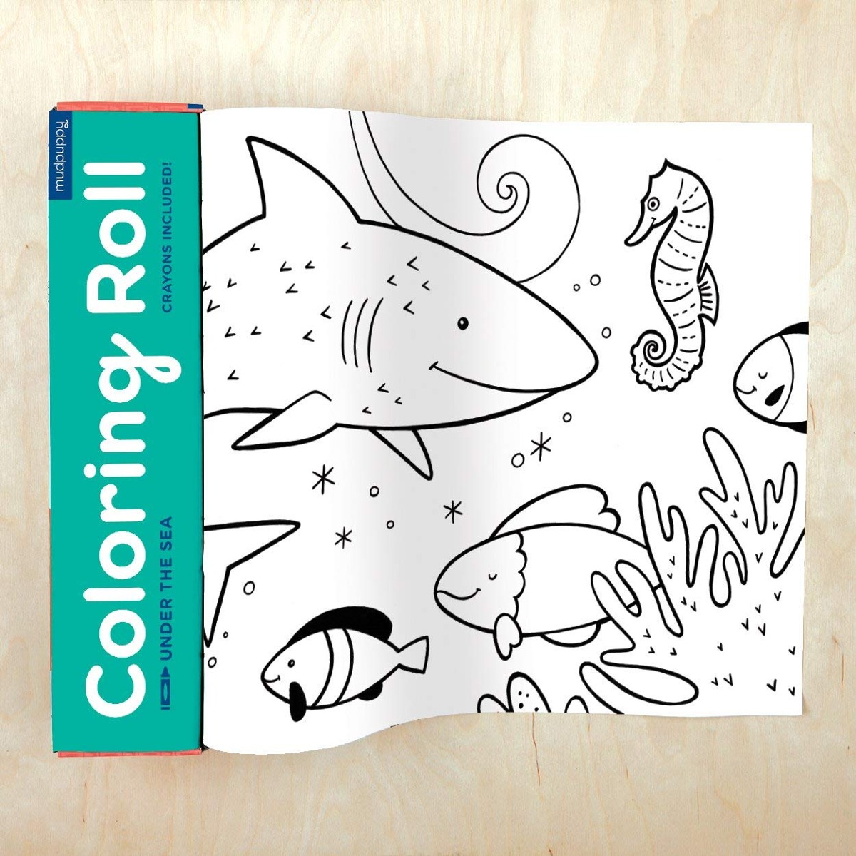 Mudpuppy Galison Debajo Del Mar Para Colorear Roll 10 Long Mudpuppy Galison Debajo Del Mar Para Colorear Roll 10 Long