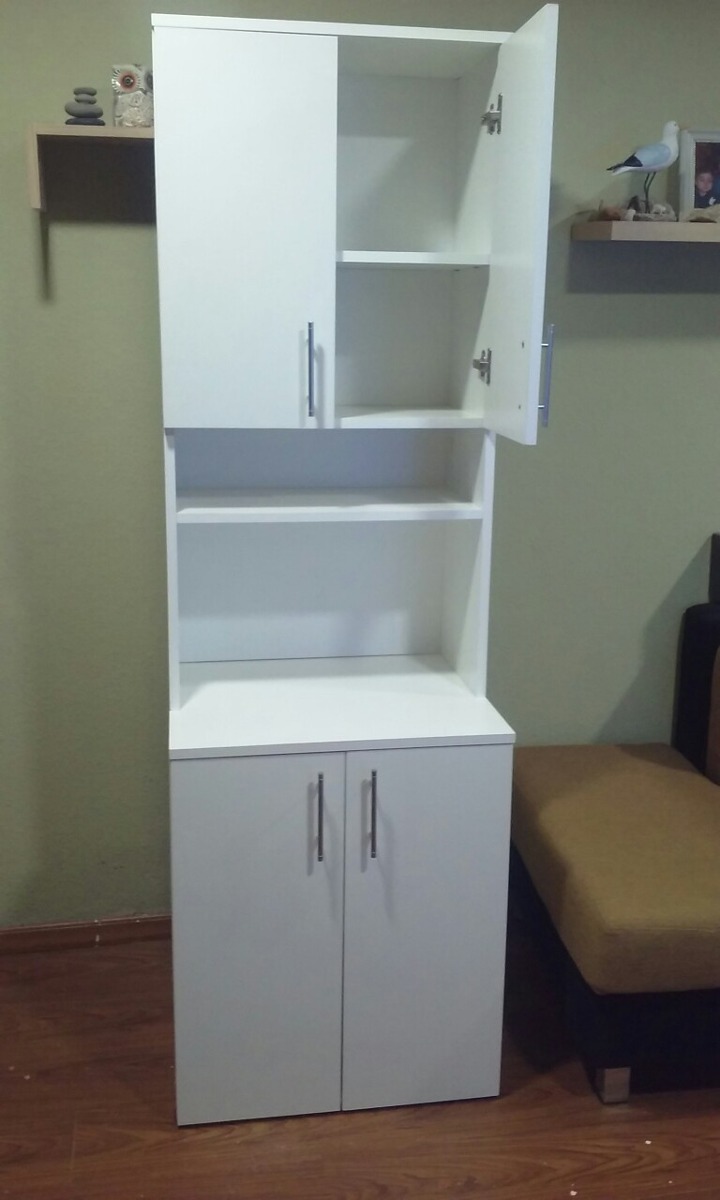 Mueble Auxiliar Cocina Porta Microondas Y Alacena - $ 3.300,00 en ... Mueble Auxiliar Cocina Porta Microondas Y Alacena - $ 3.300,00 en ...