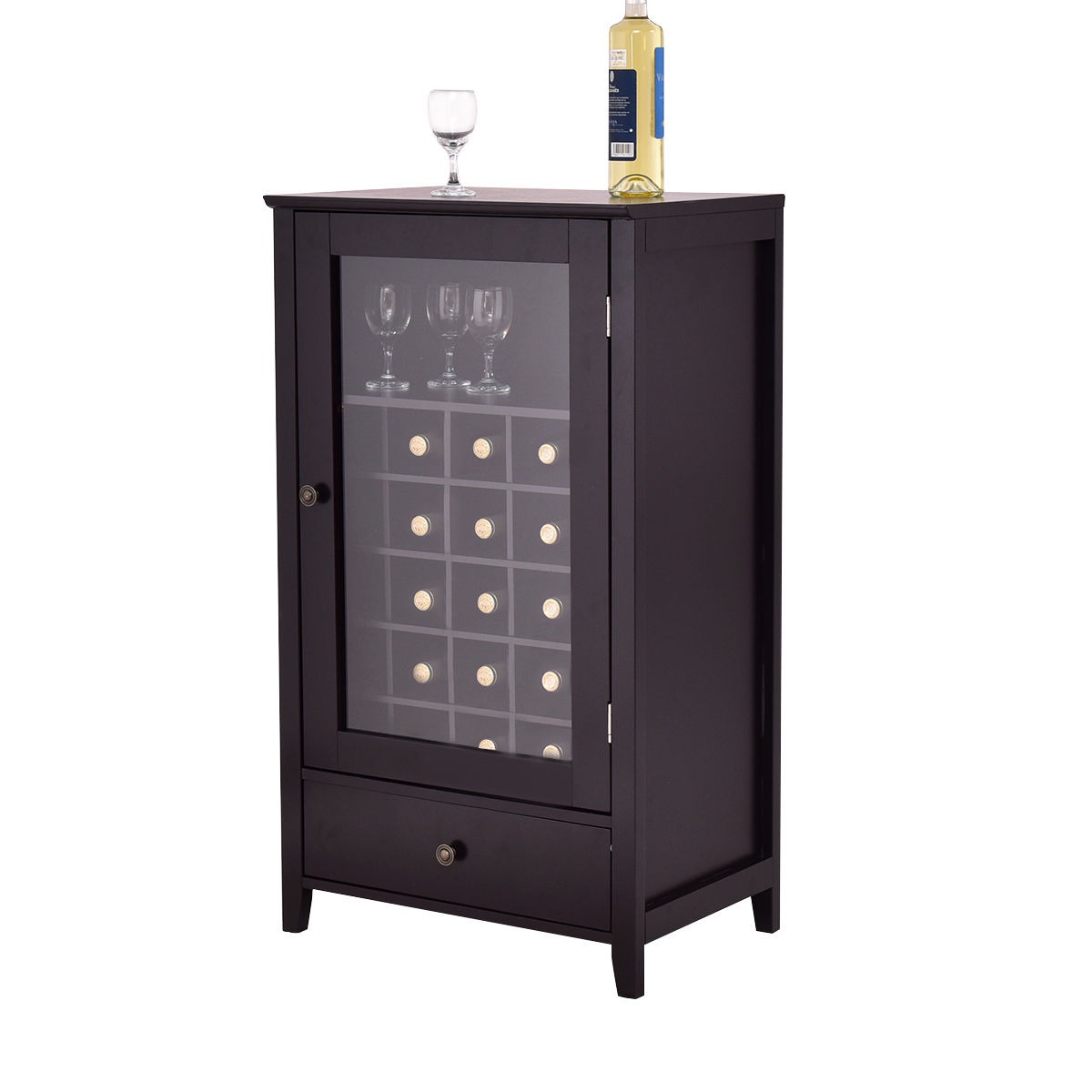 Mueble Botellero Madera Estante Botellero Con Cajones Cocina ... Mueble Botellero Madera Estante Botellero Con Cajones Cocina ...