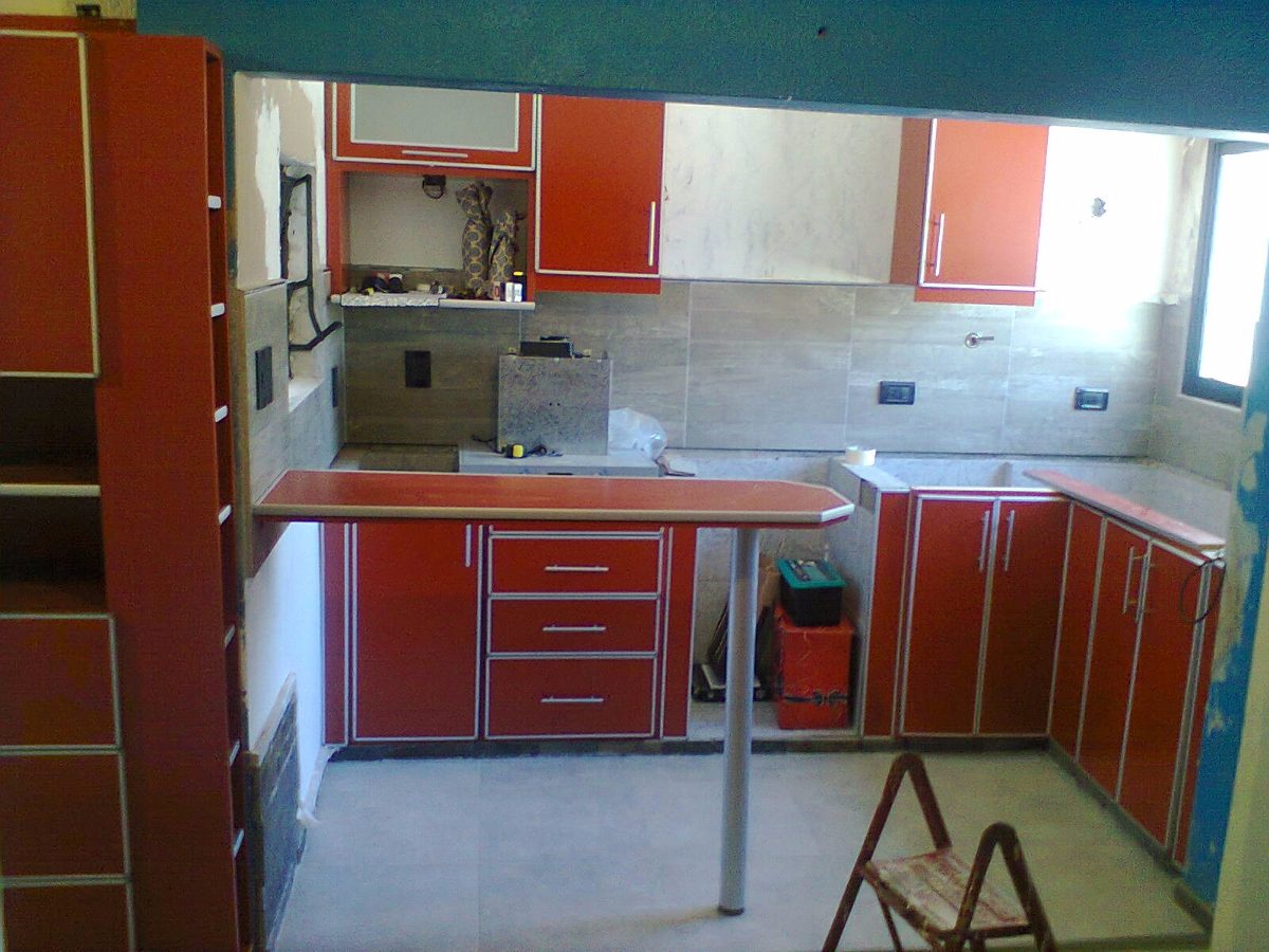 Mueble Cocina ,melamina Con Aluminio Guías De Ruedas - $ 3.500,00 en ... Mueble Cocina ,melamina Con Aluminio Guías De Ruedas - $ 3.500,00 en ...