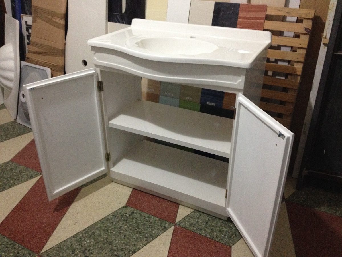 Mueble De Marmolina Para Baño Color Blanco Con Lavatorio $ 9650,00 Mueble De Marmolina Para Baño Color Blanco Con Lavatorio $ 9650,00