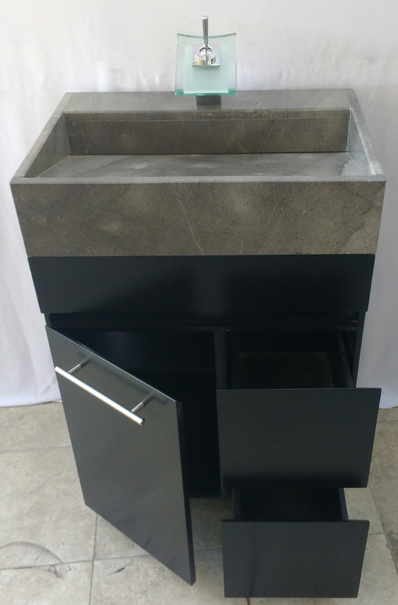 Mueble Gabinete Para Baño Lavabo De Marmol Con Monomando - $ 6,999.00