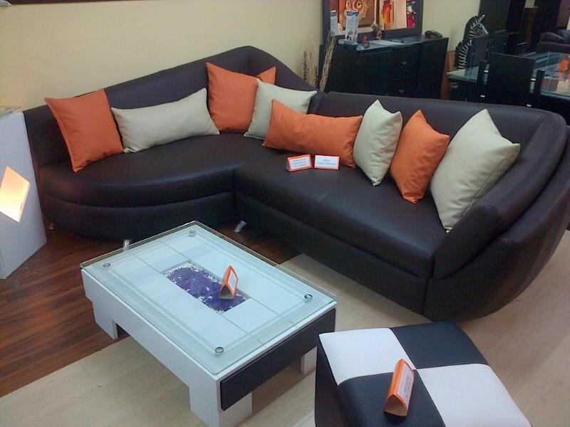Mueble, juego de sala, modular moderno, semicuero bs. 1.590.500 ...