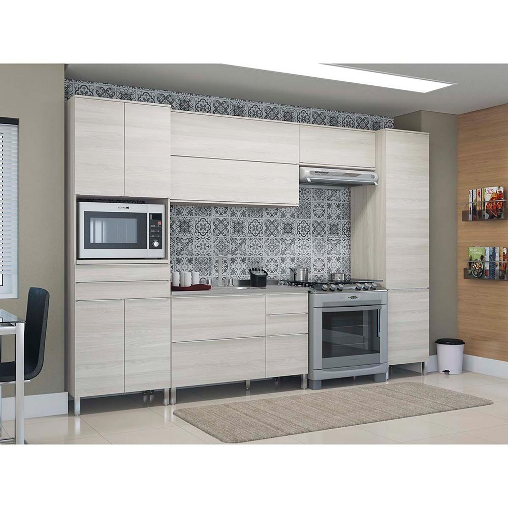 Mueble Modular Conjunto De Cocina Roble Blanco - $ 13.242,90 en ... Mueble Modular Conjunto De Cocina Roble Blanco - $ 13.242,90 en ...