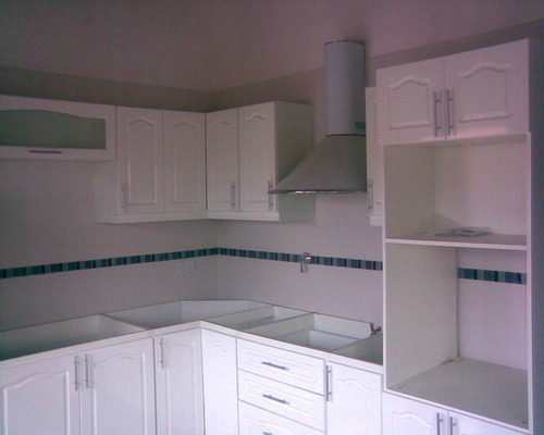 Mueble porta horno y micro laqueado blanco amoblamientos fl ...