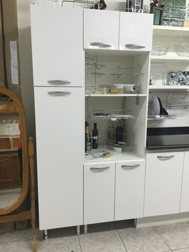 Mueble porta horno y micro laqueado blanco amoblamientos fl ...