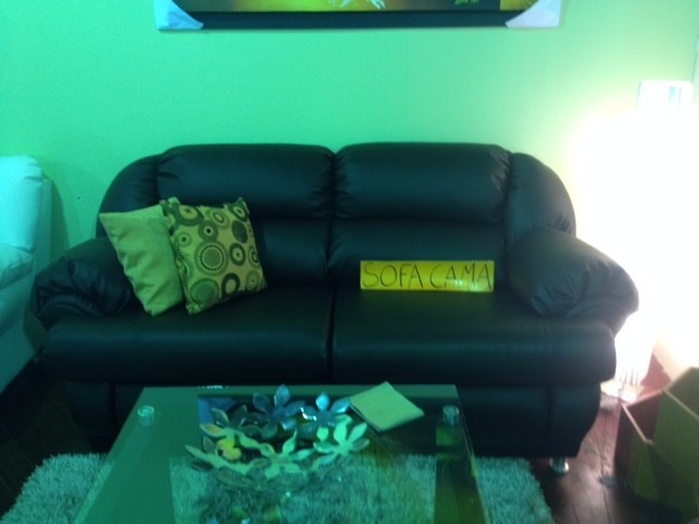 Mueble, sofa cama, juego de sala en semicuero bs. 899.500,00 en ... Sofacamas cuero