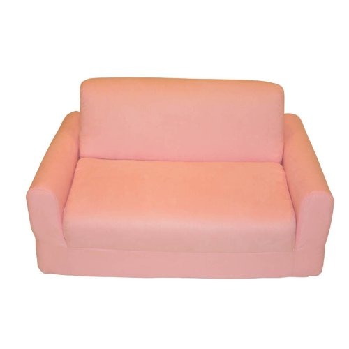 Muebles De La Diversión Sofá Sleeper Pink Micro Suede Sleeper Pink Micro Suede