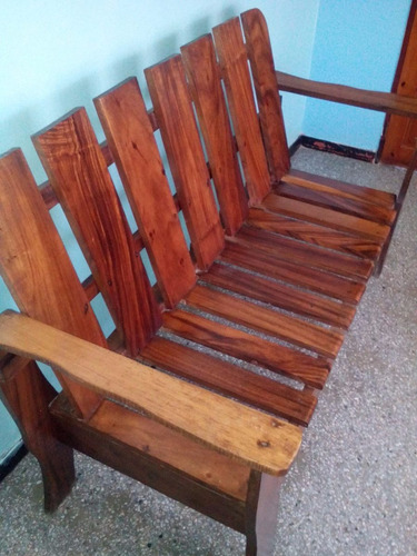 Muebles de madera rústicos bs. 95.000,00 en mercado libre