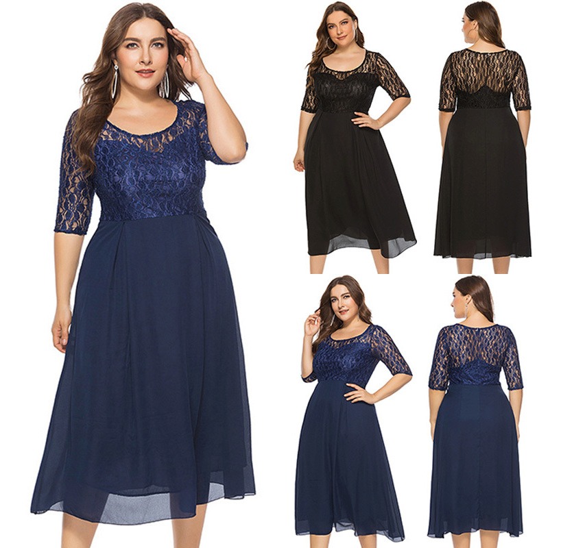 vestido longo chiffon plus size