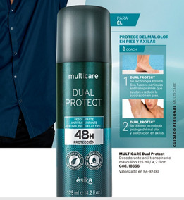 Multicare Dual Protect Spray 48 Horas Protección Axilas Pies Multicare Dual Protect Spray 48 Horas Protección Axilas Pies