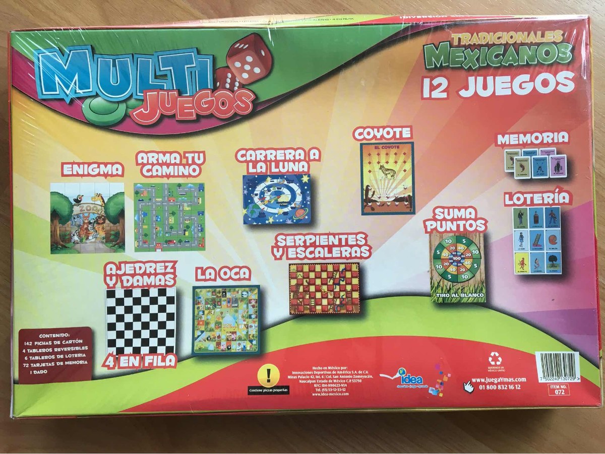 Multijuegos 12 Juegos Tradicionales Mexicanos - $ 249.00 ...