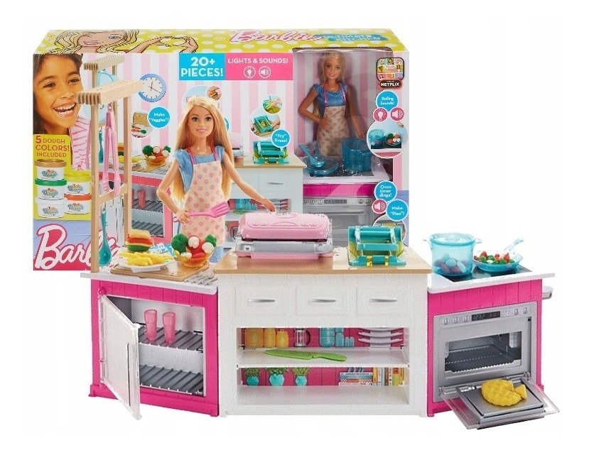 cocina de barbie superchef