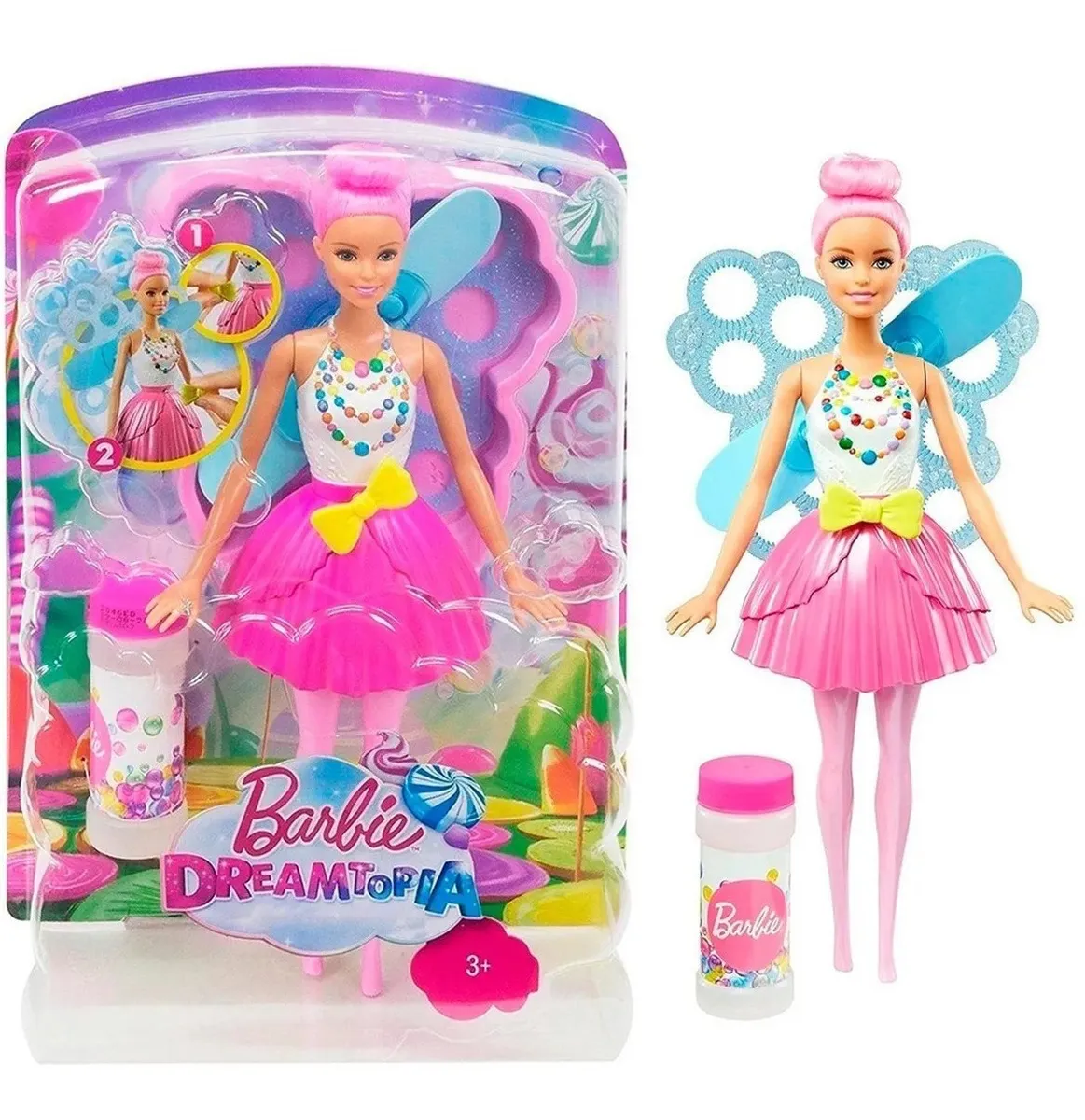 barbie dreamtopia hada burbujas magicas