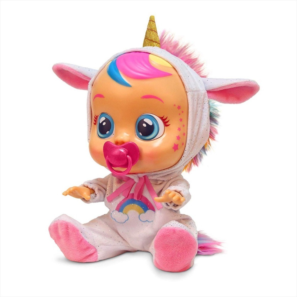 Muñeca Bebes Llorones Lloran De Verdad Unicornio Cry Babies - S/ 219,00 en Mercado Libre