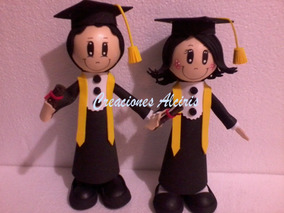 muñecas de graduacion de foami