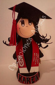 muñecas de graduacion de foami