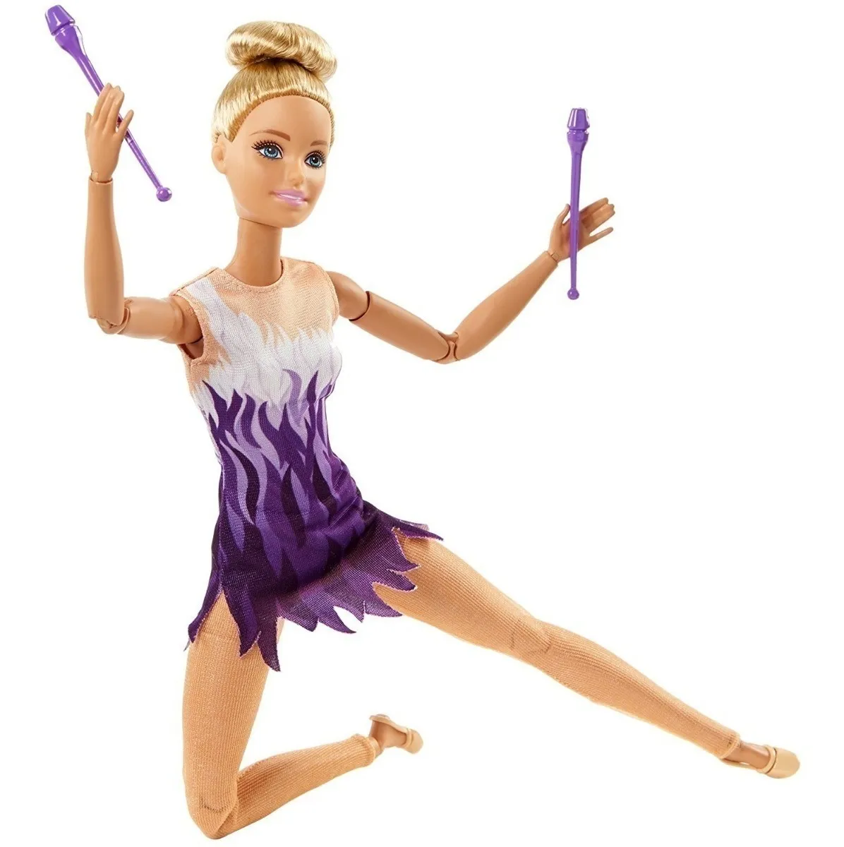 Juguetería Minijuegos | Muñeca Gimnasia Ritmica Barbie Movimientos Deportivos -mj - $ 3.089,00