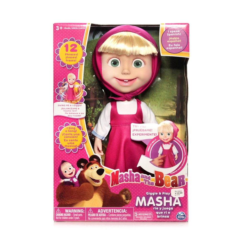 Muñeca Masha Interactiva 30 Cm Masha Y El Oso 4t959 175200 En Mercado Libre 