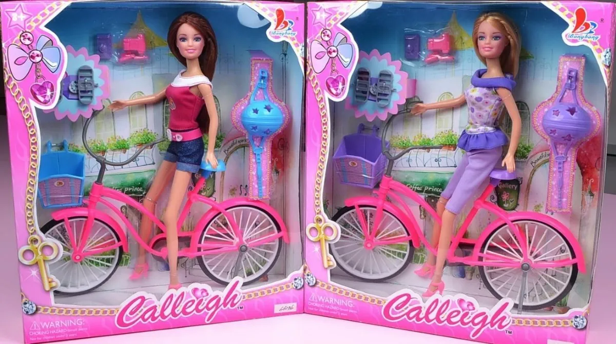 barbie con bici
