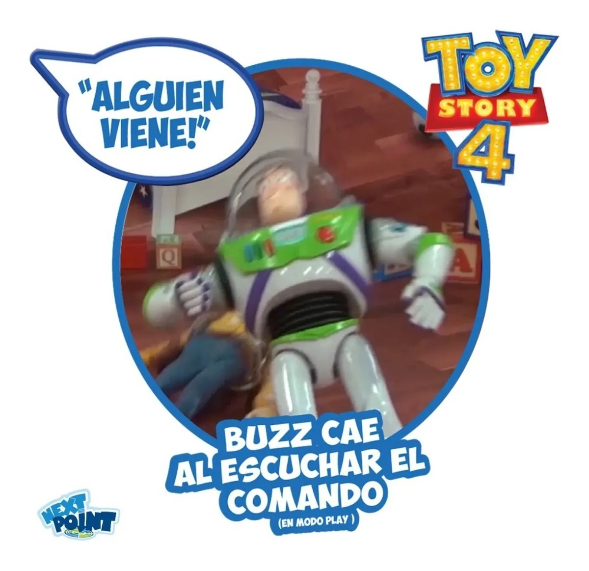 muñeco toy story que se cae