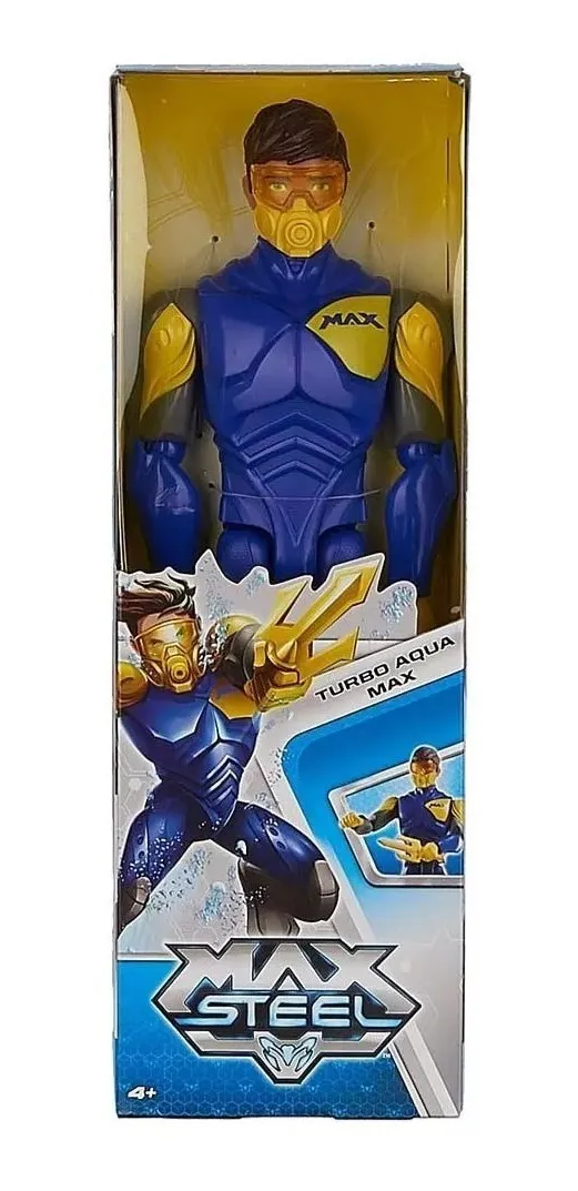 Jugueteria Pizzico | Jugueteria Online | Muñeco Max Steel Figura Básicas Turbo Aqua Y5572 (5884) - $ 999,99