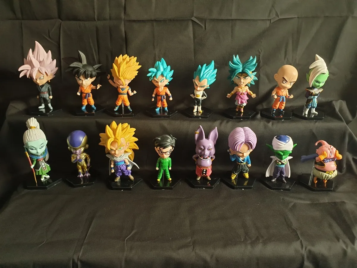 muñecos cabezones de dragon ball
