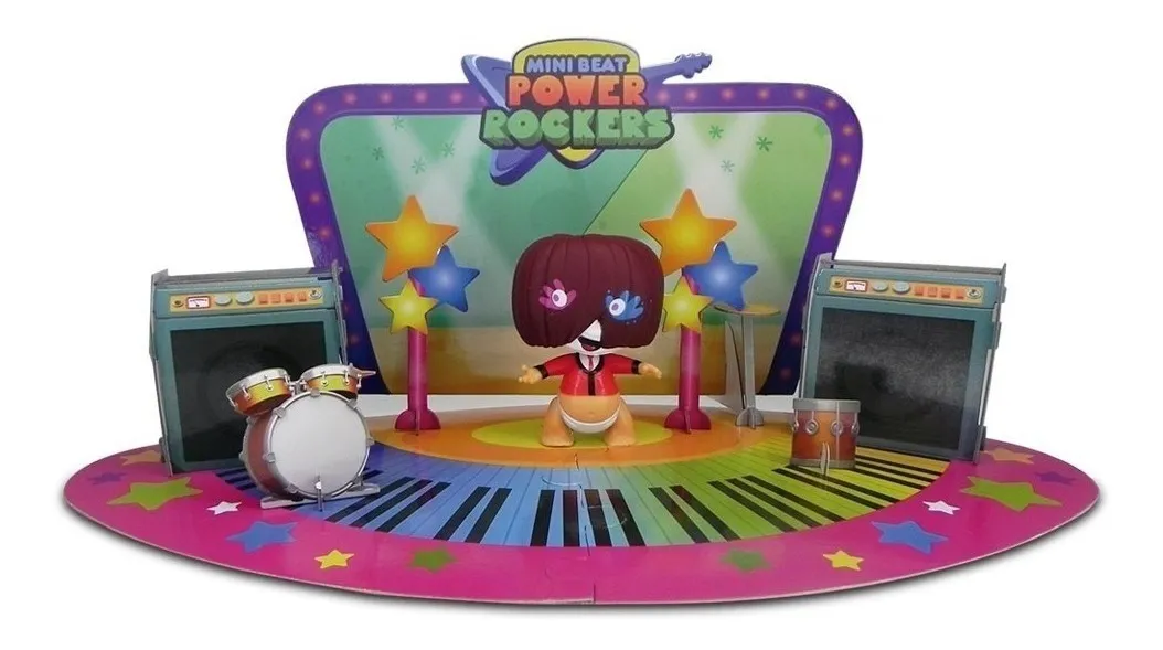 muñecos mini beat power rockers