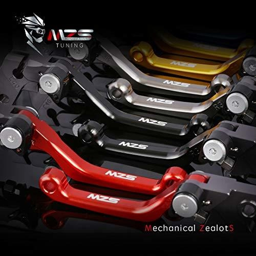 MZS Pivot Levers Brake Clutch Foldable CNC for Honda CRF150F CRF 150F 2003-2018// CRF230F CRF 230F 2003-2018 Honda Brake Clutch CNC Pivot Levers Honda CRF150F CRF230F Pivot Levers Red
