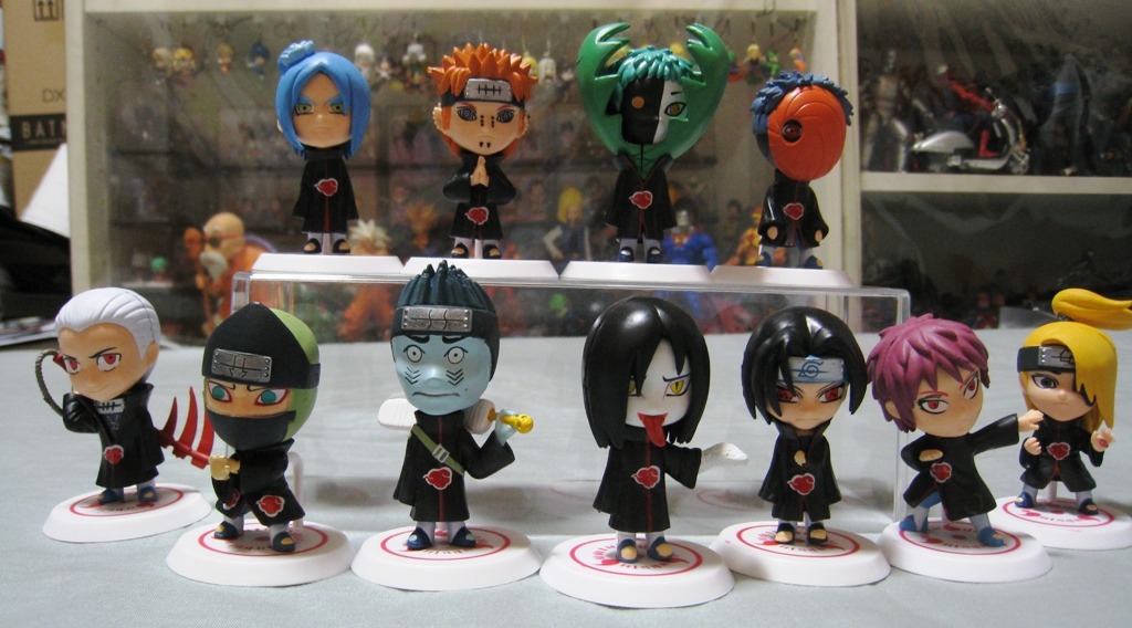 Naruto - Akatsuki - Chibi - Figures - R$ 14,90 em Mercado Livre