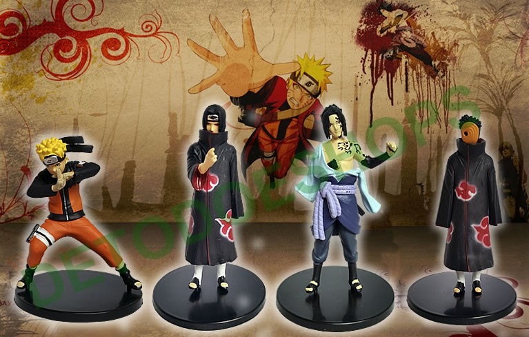 Naruto Figuras Anime Por 4 690,00 en Mercado Libre