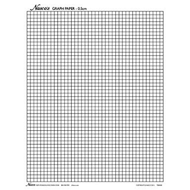 nasco tb25361t papel cuadriculado 0 5 cm cuadrados 11 x 8