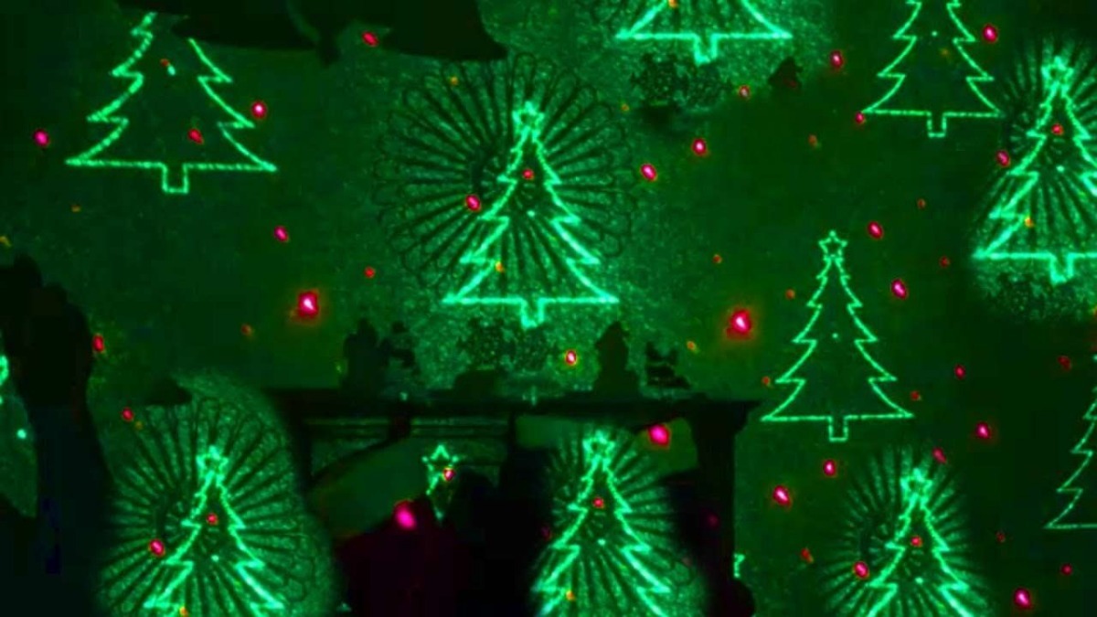 Proyector Laser Navidad Luces Led Figuras De Navidad S