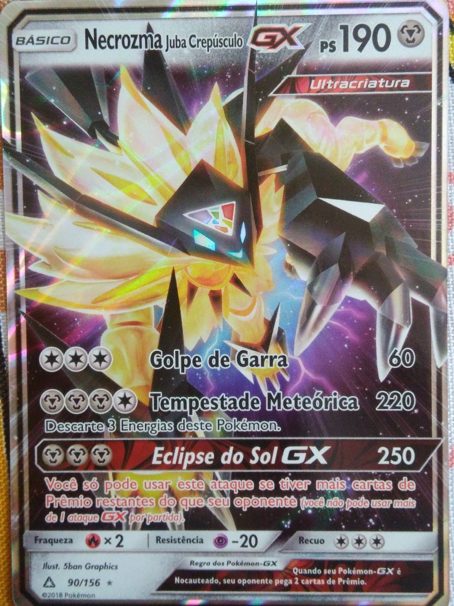 Necrozma Juba Crepúsculo Gx 90/156 (português) Ultra 