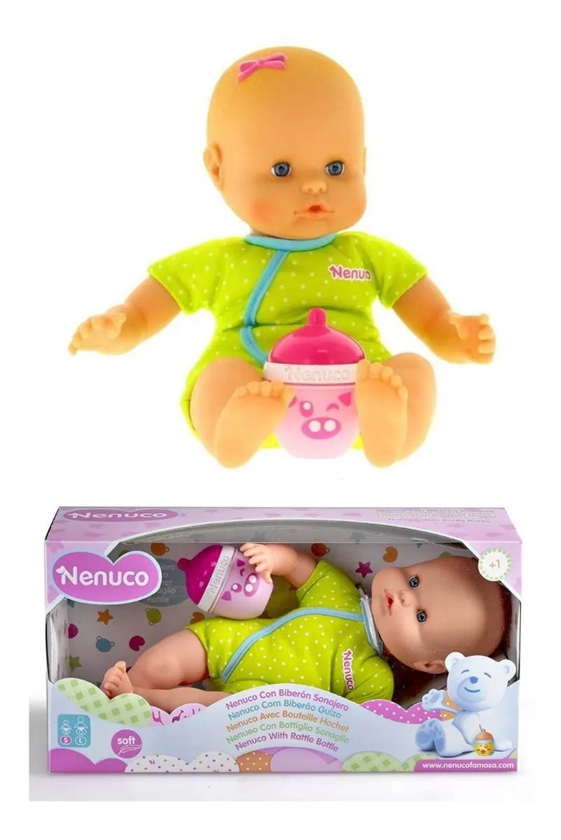 nenuco con biberon sonajero precio