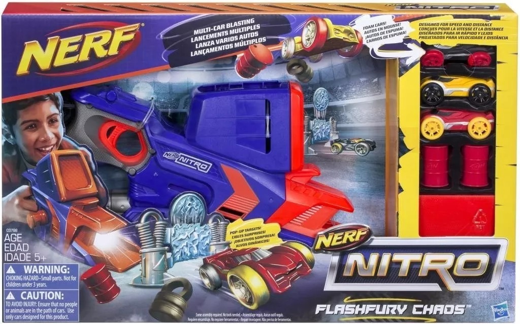 nerf lanza autos