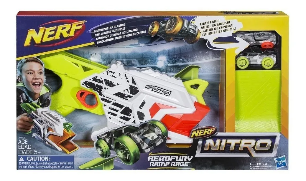 pistola de carros nerf