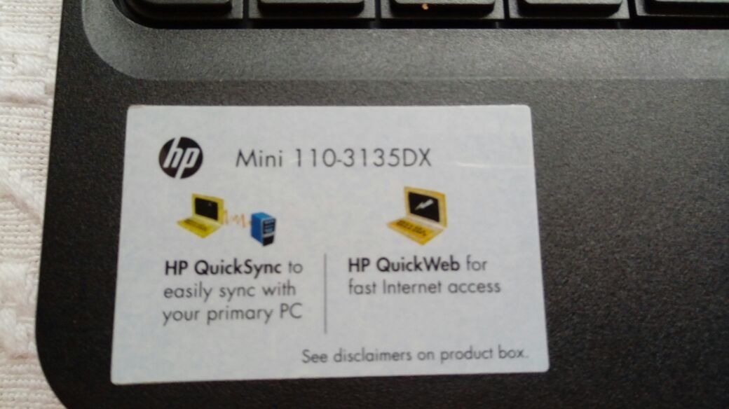 hp mini 110 quickweb