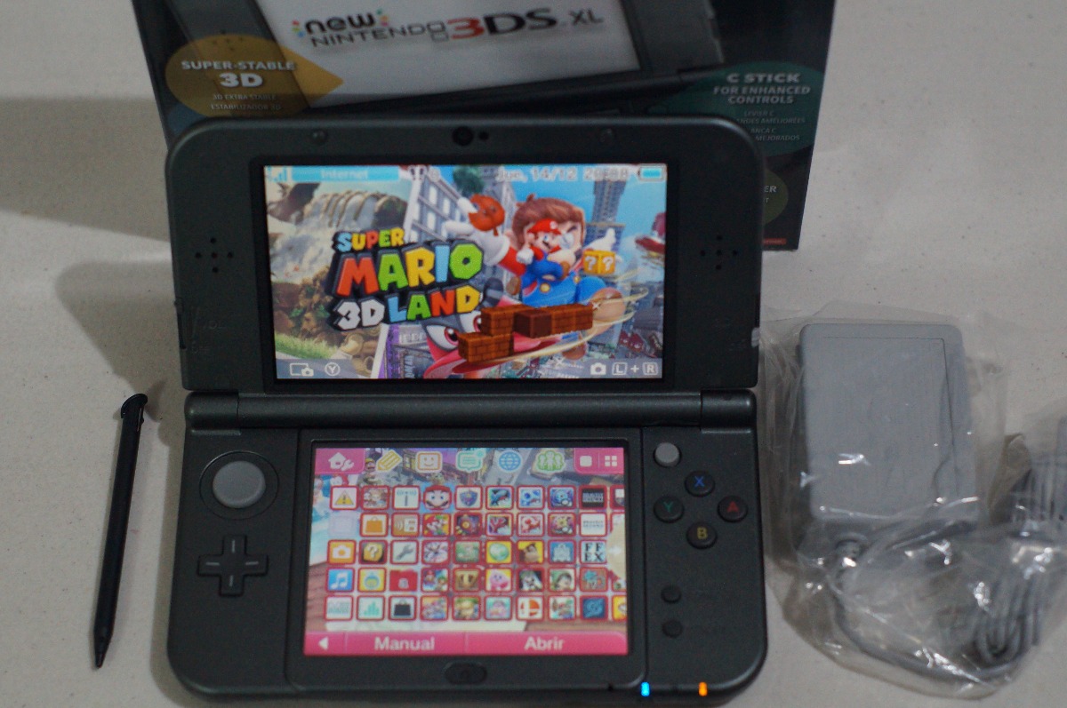 New Nintendo 3ds Xl + 130 Juegos + 64 Gb + Temas + Cargador - $ 6,499.00 en Mercado Libre