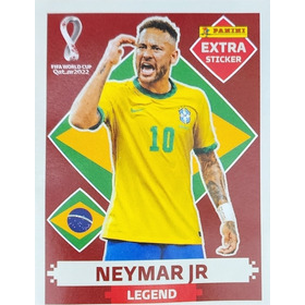 Neymar Jr. Rojo Extra Qatar 2022 Panini