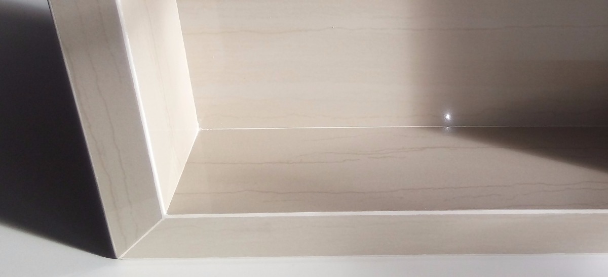 Nicho De Porcelanato Com Borda Dupla Para Banheirocozinha R$ 300,00 em Mer -> Borda Nicho Banheiro Nicho De Porcelanato Com Borda Dupla Para Banheirocozinha R$ 300,00 em Mer -> Borda Nicho Banheiro
