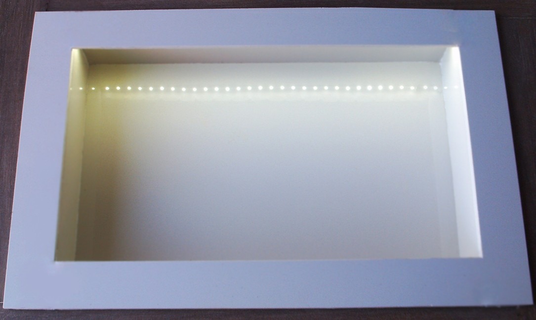 Nicho Iluminado Com Leds Em Porcelanato Para Banheiro R$ 260,00 em Mercad -> Nicho De Banheiro Iluminado Nicho Iluminado Com Leds Em Porcelanato Para Banheiro R$ 260,00 em Mercad -> Nicho De Banheiro Iluminado