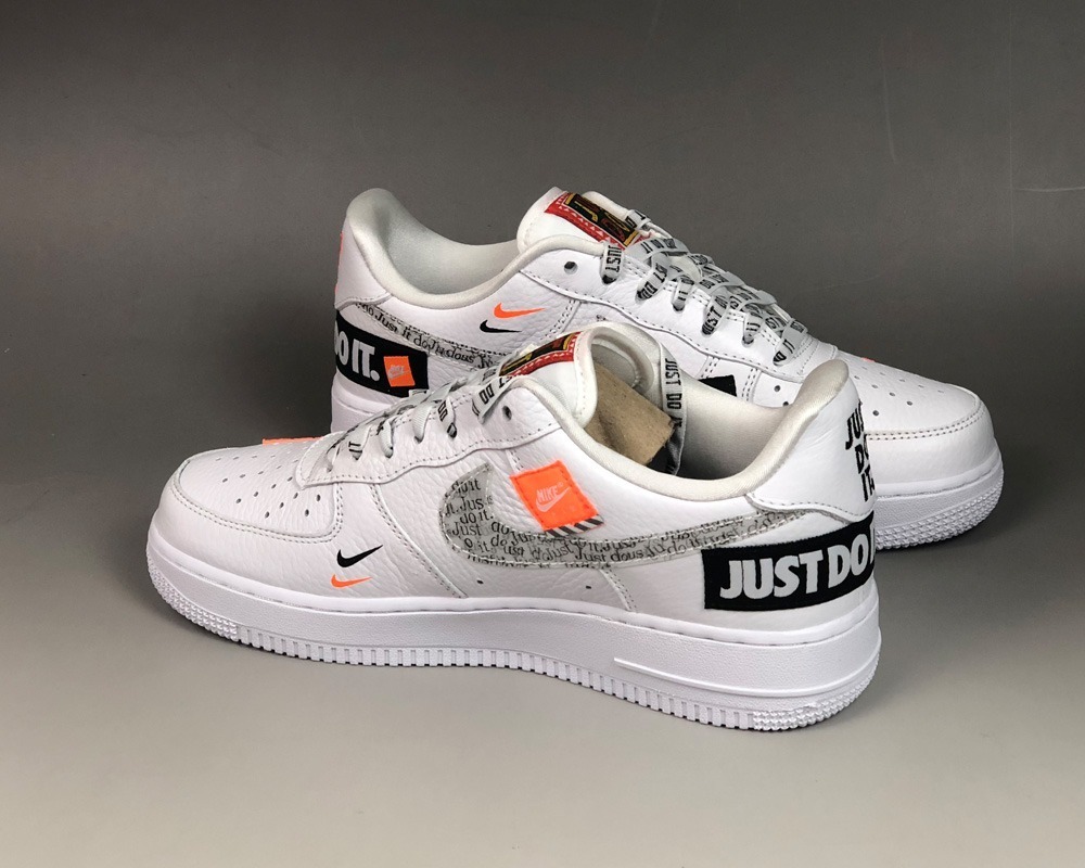 nike air force 1 just do it blancas