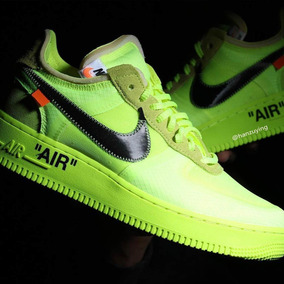 nike air force verdes fluorescentes