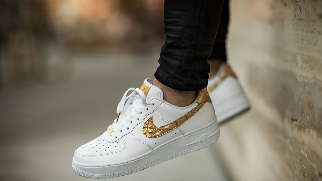 Nike Air Force 1 X Cr7 Golden Patchwork Nike Air Force 1 X Cr7 Golden Patchwork