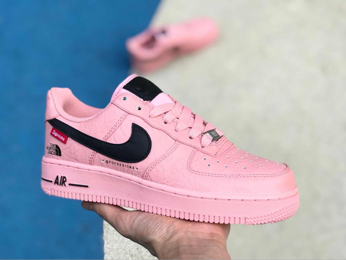Nike Air Force 1 X Supreme Tnf Pink Originales - S/ 620,00 en Mercado Libre