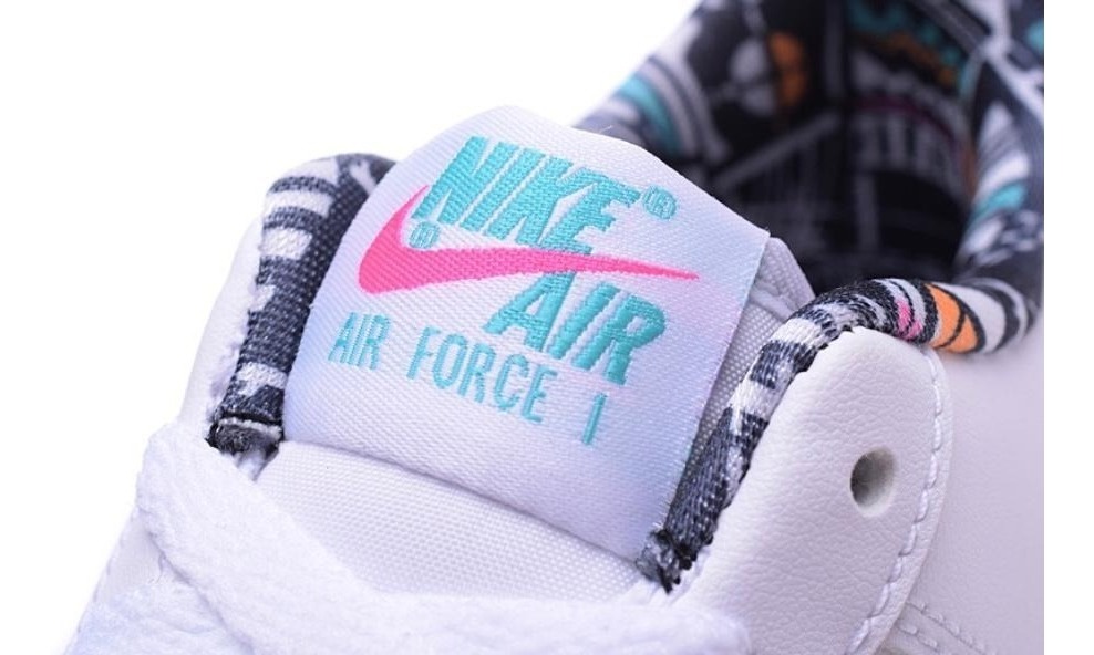Nike Air Force Suela Color Arcoiris Rainbow Mujer Nike Air Force Suela Color Arcoiris Rainbow Mujer