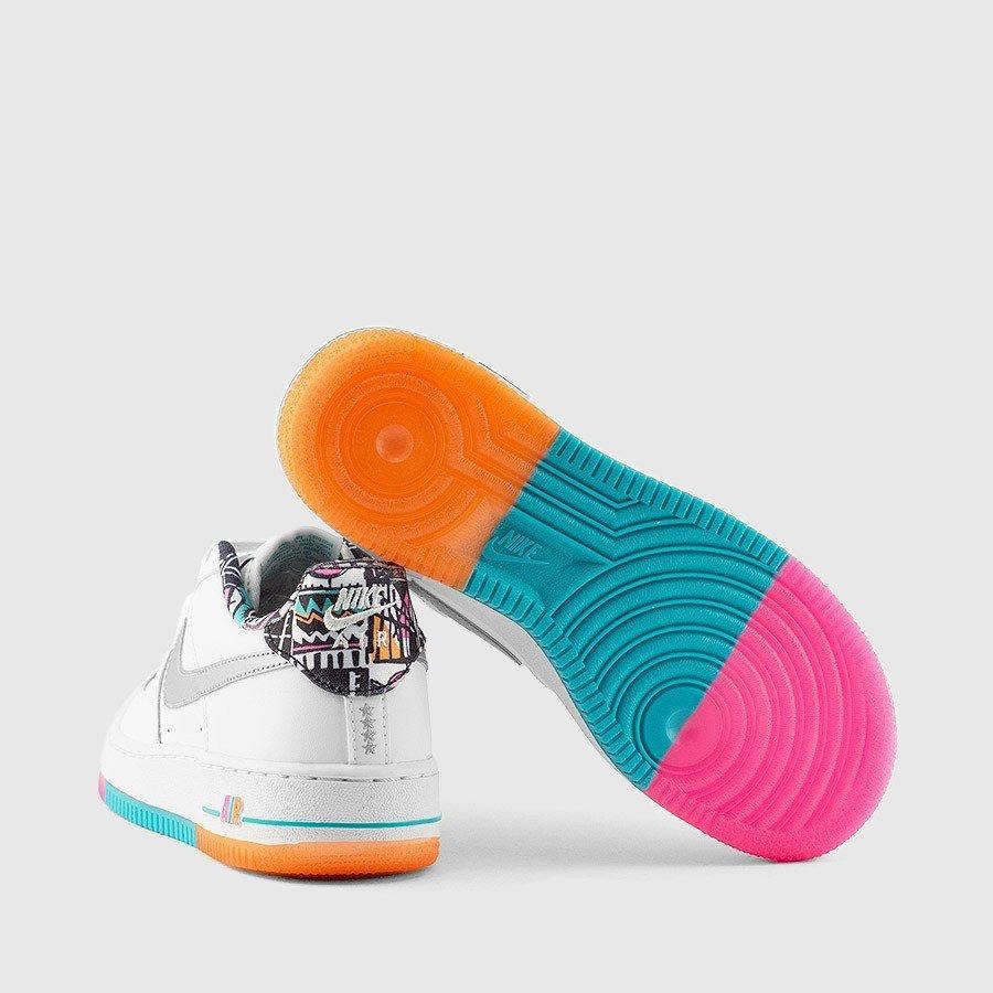 Nike Air Force Suela Color Arcoiris Rainbow Mujer Nike Air Force Suela Color Arcoiris Rainbow Mujer